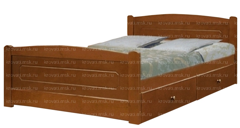 Кровать из массива дерева недорого от производителя Берёзка