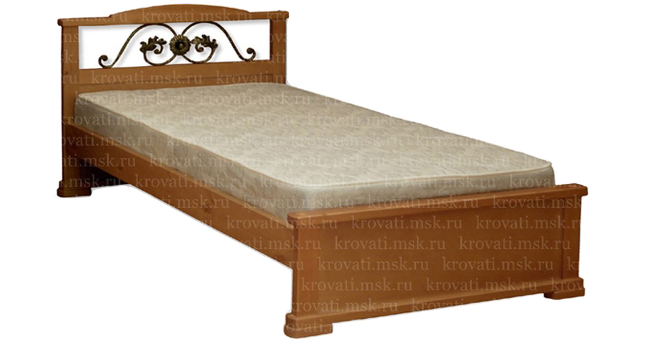 Подростковая односпальная кровать с ковкой Берта