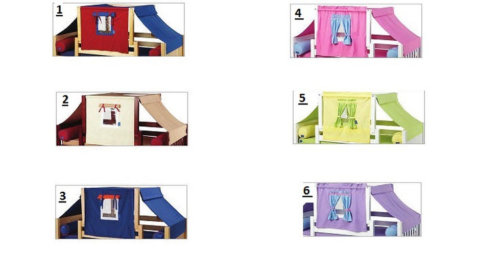Двухъярусная кровать для девочек с ящиками и лесенкой из сосны Фея