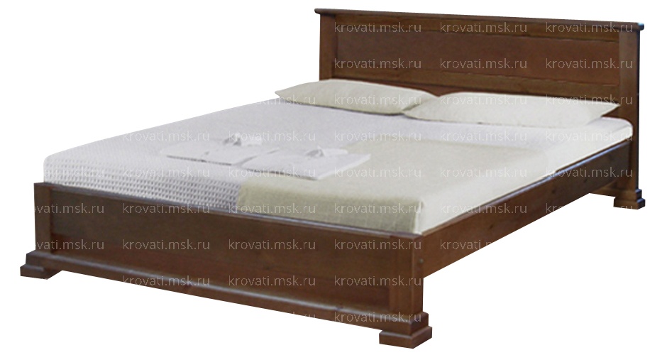 Двуспальная кровать из цельного массива дерева Регина-1 в интернет-магазине