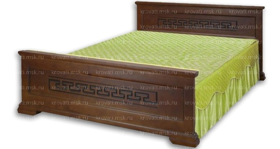 Кровать из сосны с матрасом Сафрина