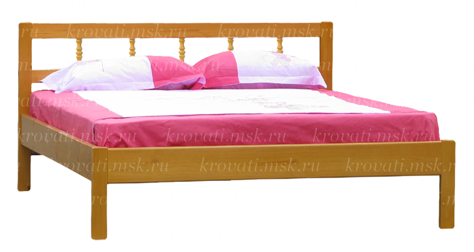 Дешевая кровать из сосны для дачи Ярослава-3