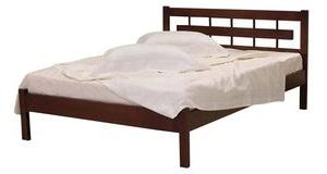 Двуспальная кровать недорогая с высоким изголовьем Александрия-1