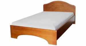 Двуспальная кровать с матрасом из дерева Элиз