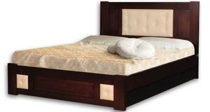 Двуспальная кровать с мягкими вставками Лион-2