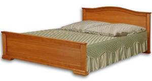 Кровать двуспальная из массива сосны Маговия