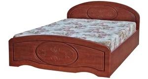 Прочная недорогая двуспальная кровать НДК-10