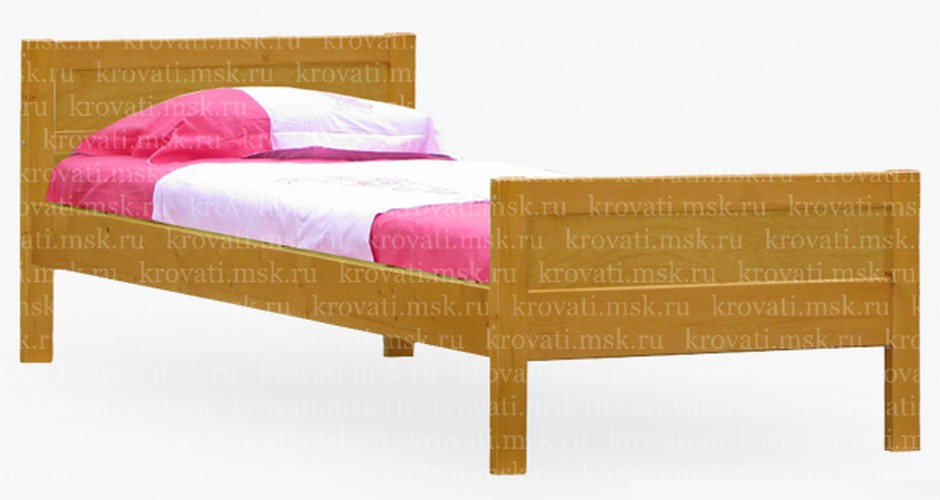 Кровать односпальная из сосны