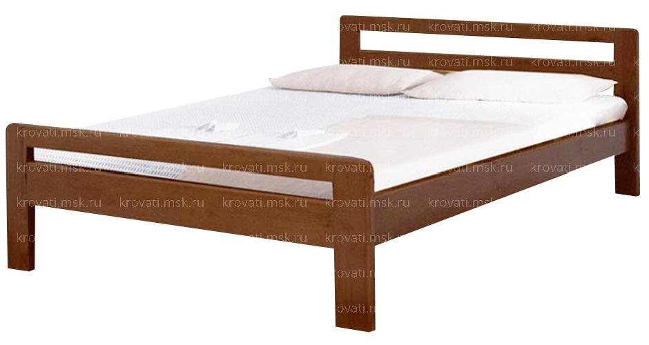 Двуспальная кровать из сосны от производителя Калинка-1 в интернет-магазине