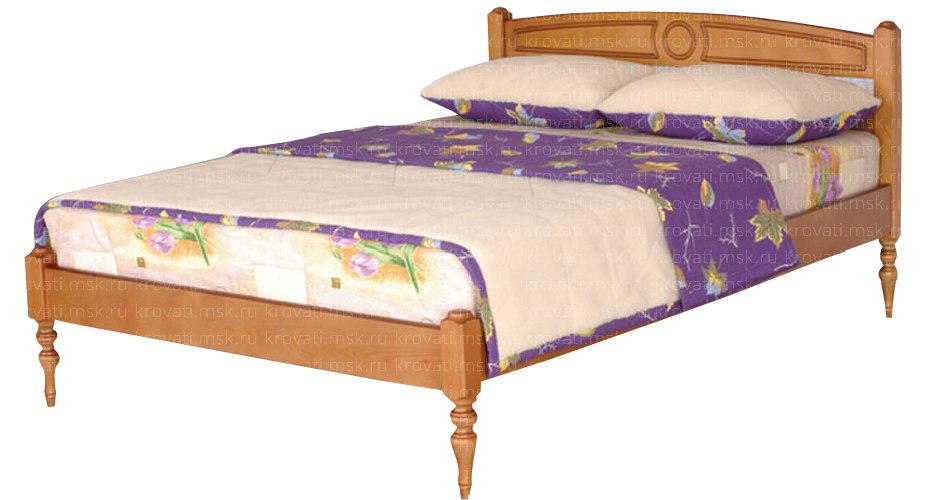 Двуспальная кровать с размером под заказ Лилия-1