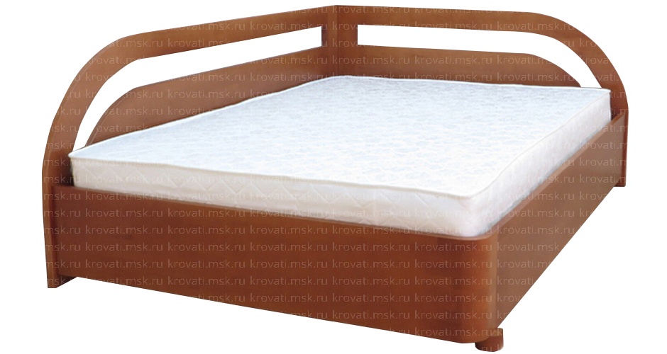 Кровать с подъемным механизмом и мягкой обивкой
