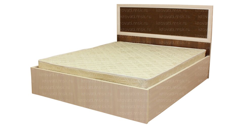 Двуспальная кровать со спинками из лдсп Мила-10