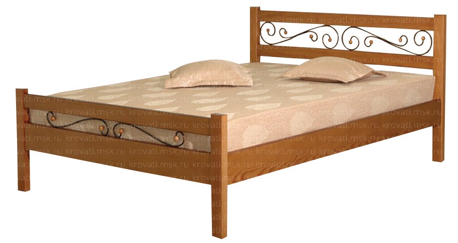 Дешевая кровать с ковкой Венеция-2