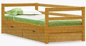 Подростковая односпальная кровать с ящиками Купава-1