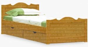 Подростковая кровать по доступной цене с ящиками Милава-1