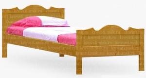 Кровать для ребенка подросткового возраста без ящиков Мирина-1